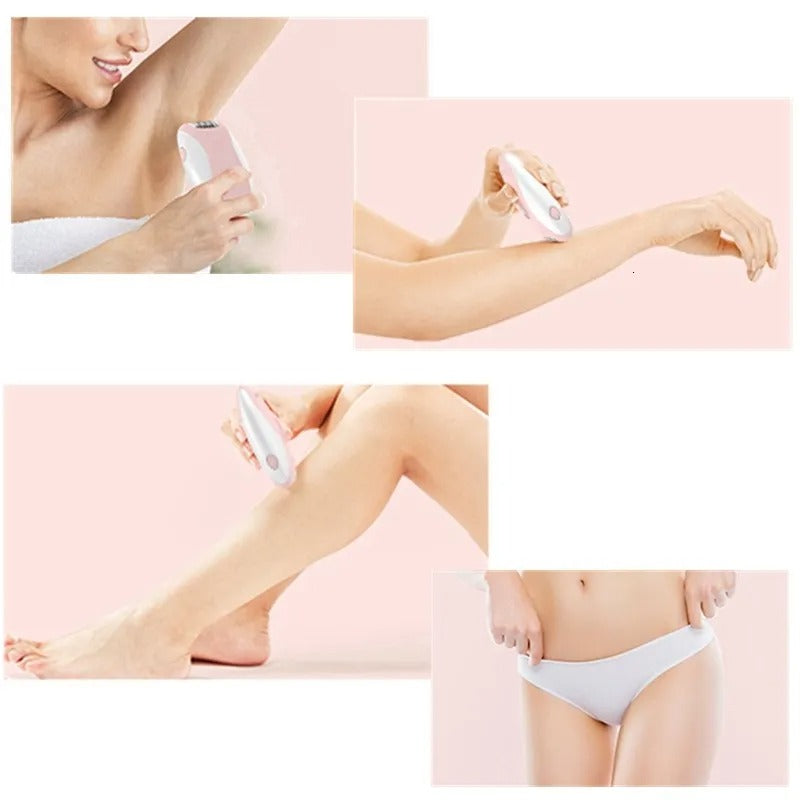 Electric Women's Epilator – Facial & Body Hair Remover for Bikini Legs Arms