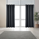 Full Blackout Thermal Curtains – Insulated Grommet Panels for Noise Reduction and Light Blocking
