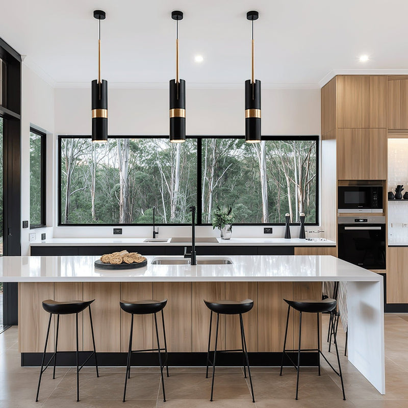 Nordic Pendant Light Chandelier – Modern Adjustable Tube Ceiling Light