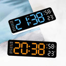 Digital LED Wall Clock 9 inch – Alarm Calendar & Temperature Display for Home or Office