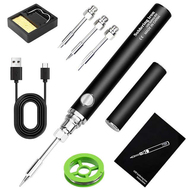 Cordless Soldering Iron Pen – USB Rechargeable Electric Welding Tool