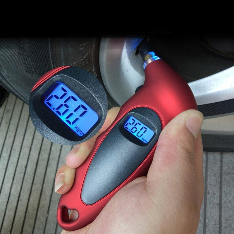 High-Precision Digital Tyre Pressure Gauge with LCD Display