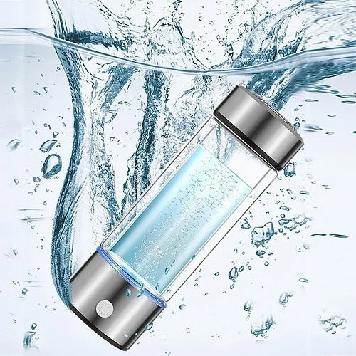 Hydrogen Water Generator Bottle – 420ml Portable Ionizer Rechargeable for Healthy Drinking Anywhere