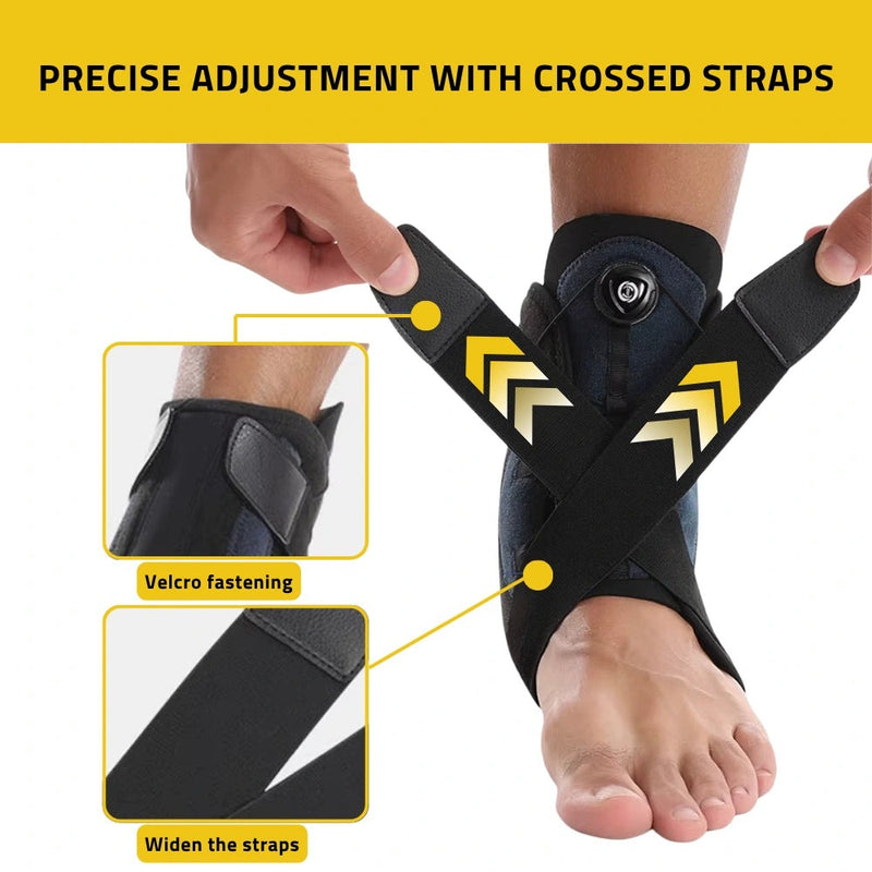 Adjustable Ankle Support Brace – Foot Joint Protector Sprain Recovery & Rehabilitation