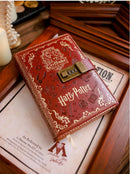 Harry Potter Vintage Leather Code-Lock Diary – Magic School Inspired Journal Notebook
