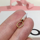 Elegant Shark Tooth Dangle Charm – 925 Sterling Silver Ocean Charm for Bracelets