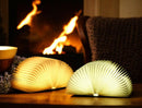 3D Folding Book Lamp – LED Night Light USB Rechargeable Dimmable Table Lamp