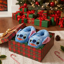 Stitch Fluffy Slippers – Cozy Winter Indoor Plush Slides for Kids