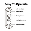 Wireless Shiatsu Neck & Shoulder Massager – Heated Kneading for Relaxing Pain Relief