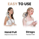 Wireless Shiatsu Neck & Shoulder Massager – Heated Kneading for Relaxing Pain Relief