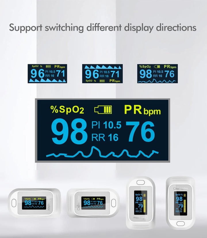 Digital Finger Pulse Oximeter – Portable OLED Blood Oxygen Monitor