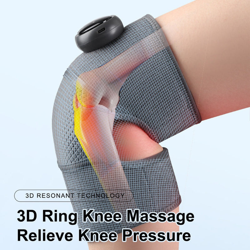 Cordless Heated Knee Massager – Rechargeable Knee Wrap for Arthritis & Pain Relief