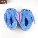 Stitch Fluffy Slippers – Cozy Winter Indoor Plush Slides for Kids