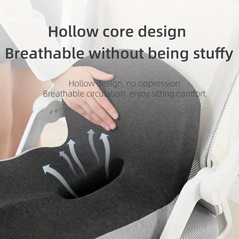 Memory Foam Lumbar Cushion – Back Rest Soft Support for Waist & Tailbone