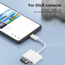 Type-C Card Reader & USB OTG Adapter – 3 in 1 SD/TF Card Reader for Phones & Tablets