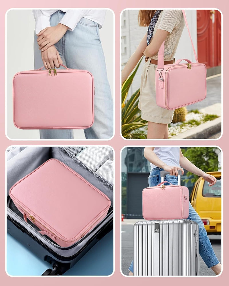 Portable Makeup Bag – Waterproof Travel Cosmetic Organiser Case