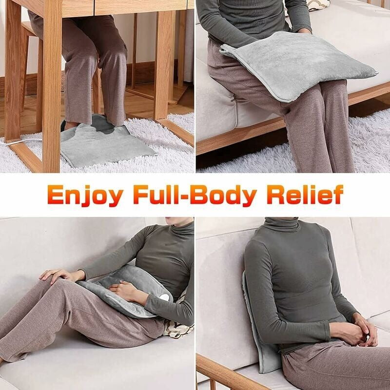 2-in-1 Electric Foot Warmer & Heating Pad – Ultra-Soft Cozy & Energy-Saving Heater