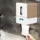 Touchless Paper Towel Dispenser – Smart Wall-Mount Toilet Roll Holder with Night Light