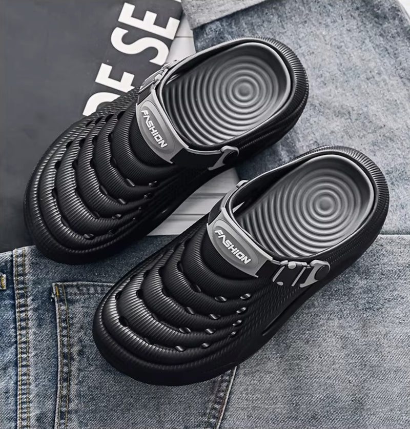 Breathable Clogs with Adjustable Heel Strap for Indoor and Outdoor Use
