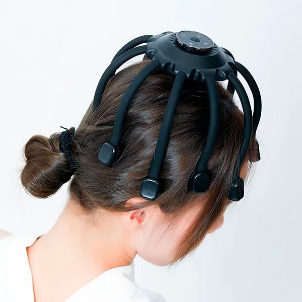 Ultra Electric Head Massager – Wireless with 10 Contacts & 4 Modes for Relaxation