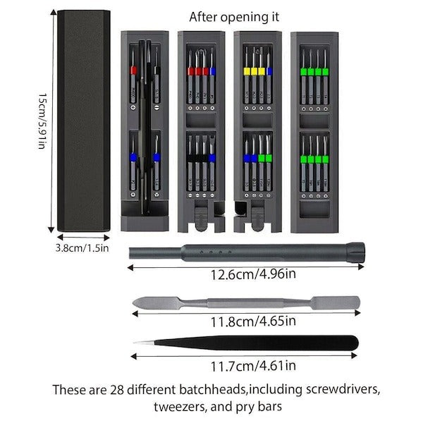 Precision Screwdriver Set – 31-in-1 Kit for PC Phone & More