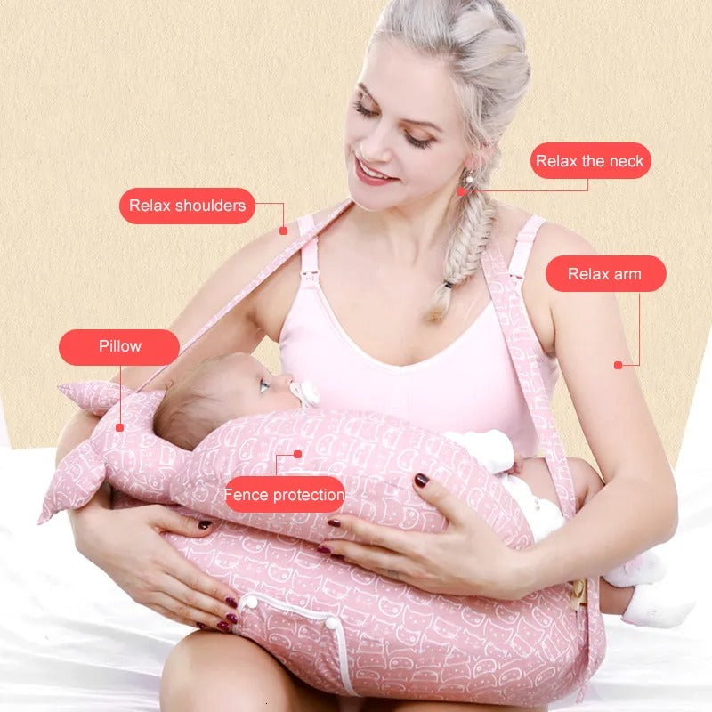Multifunctional Nursing Pillow – Adjustable U-Shaped Maternity Cushion