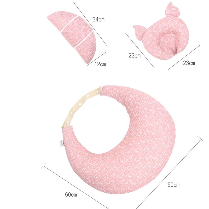 Multifunctional Nursing Pillow – Adjustable U-Shaped Maternity Cushion
