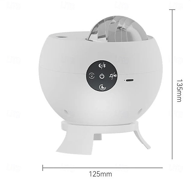 Aurora Lights Galaxy Projector – Bluetooth Star & Moon Light with Remote and Timer