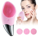 Ultrasonic Face Scrubber – Silicone Cleansing Brush for Deep Clean & Exfoliation
