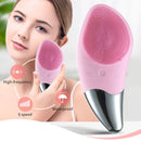 Ultrasonic Face Scrubber – Silicone Cleansing Brush for Deep Clean & Exfoliation