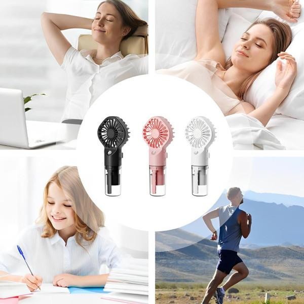 Portable Misting Handheld Fan – 4-Speed Cooling Fan with Water Tank for Indoor & Outdoor Use
