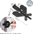 Portable Door Lock for Travel 2 Pieces – Heavy Duty Inside Door Latch for Home Hotel & Dorm