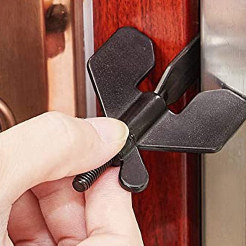 Portable Door Lock for Travel 2 Pieces – Heavy Duty Inside Door Latch for Home Hotel & Dorm