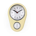 Vintage Silent Kitchen Clock with Built-In Timer – Precise Quartz Movement Multifunction Design