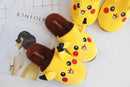 Pokémon Pikachu Plush Winter Slippers – Warm Non-Slip House Shoes for Women