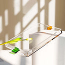 Rectangular Acrylic Coffee and Tea Tray Clear Designer & Modern Perfect for Decoration & Organization
