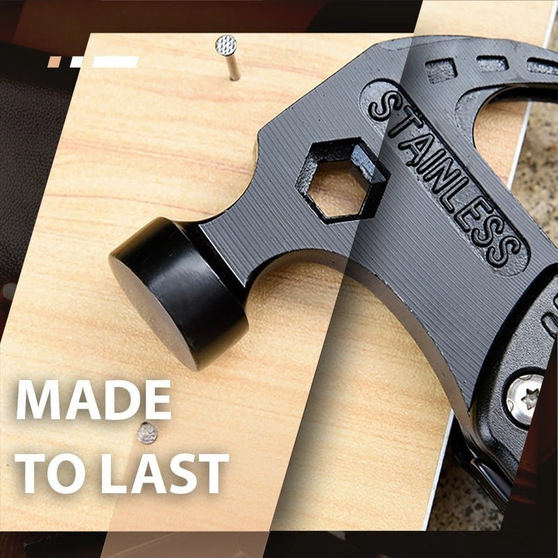 12-in-1 Camping Multitool – Folding Hammer Pliers & Stainless Steel Outdoor Survival Tool