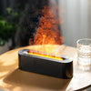 Flame Humidifier & Essential Oil Diffuser – USB 7-Color LED Fireplace Effect for Home & Bedroom