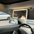 LED Car Vanity Mirror – Sun Visor Makeup Mirror with 3 Light Modes & Touch Control