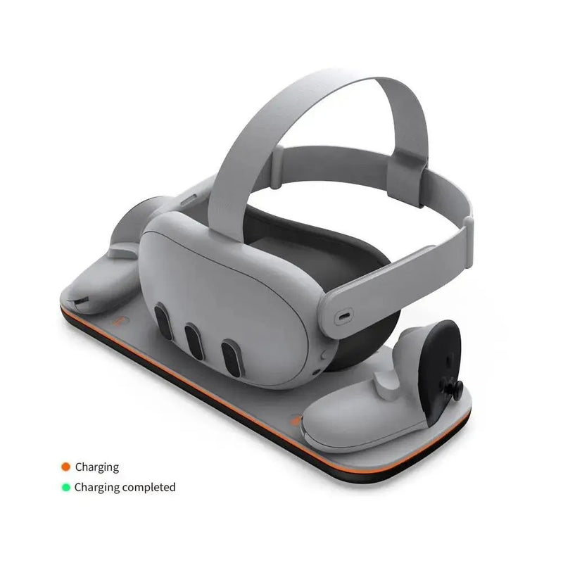 Meta Quest 3 Charging Dock – Fast-Charge Stand with 2 Batteries & USB-C