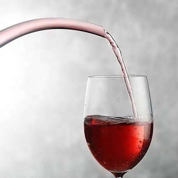 Crystal Wine Carafe – Hand-Blown Glass Decanter with Wide Base Wine Aerator & Breather