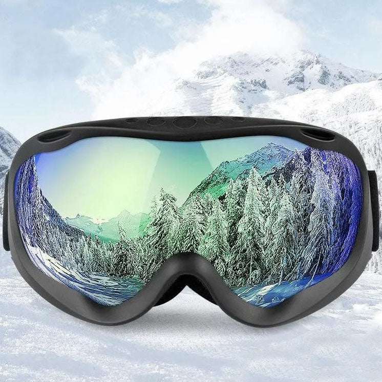 Professional Ski Goggles – Anti-Fog Double-Layer Snowboard Goggles with UV Protection