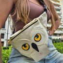 Harry Potter Hedwig Fanny Pack – Cream Faux Leather Waist Bag