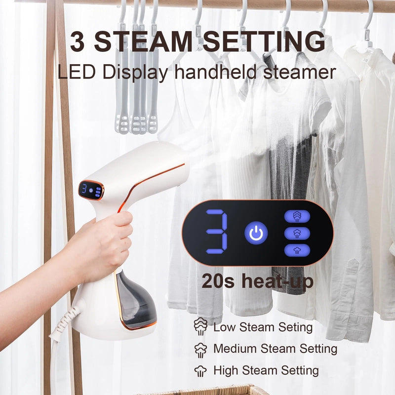 Handheld Clothes Steamer – 3 Steam Modes 320ml Tank 1200W
