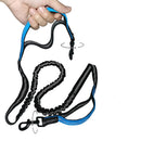 Hands-Free Dog Leash with Waist Belt & Bag – Stretchable Dog Lead for Walking Jogging & Running