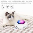 Smart Electric UFO Cat Toy – Interactive Automatic Feather & Spring Turntable Toy