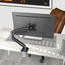 Adjustable Monitor Arm Mount – Single Screen Holder for 17–32" PC Monitors with Clamp