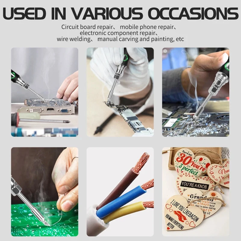 Cordless Soldering Iron Pen – USB Rechargeable Electric Welding Tool