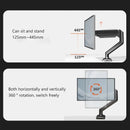 Adjustable Monitor Arm Mount – Single Screen Holder for 17–32" PC Monitors with Clamp