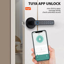Smart Fingerprint Door Lock Handle – Tuya App Bluetooth & Password Access